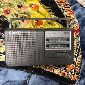 Sony am/fm radio